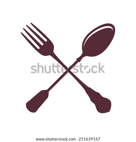 Crossed fork and spoon Stock Photos, Images, & Pictures | Shutterstock