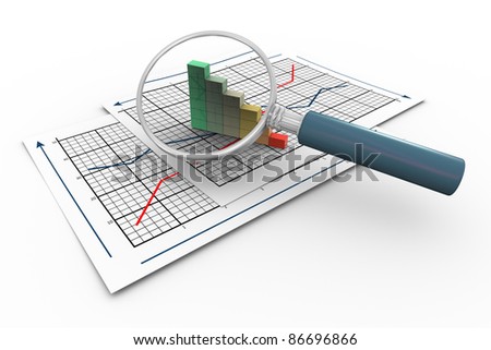 Magnifying Glass Over Paper