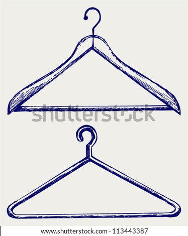 Cloth hanger Stock Photos, Illustrations, and Vector Art