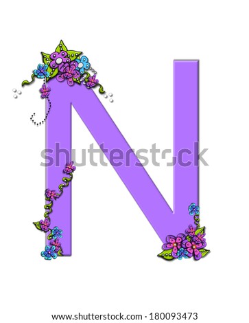 Alphabet Flower N Stock Photos Images Pictures Shutterstock