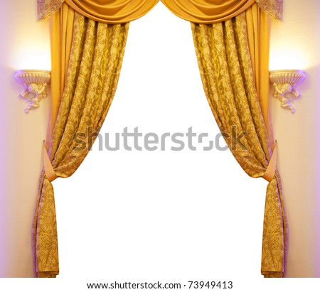 Gold curtains Stock Photos, Images, & Pictures | Shutterstock