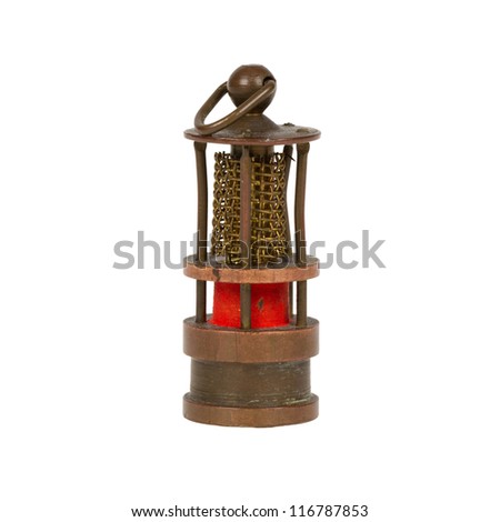 stock-photo-very-old-miniature-of-a-mine