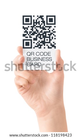 http://thumb101.shutterstock.com/display_pic_with_logo/790342/118198423/stock-photo-hand-showing-business-card-with-qr-code-data-information-isolated-on-white-118198423.jpg