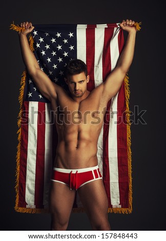 naked man with flag erotica by irish moss