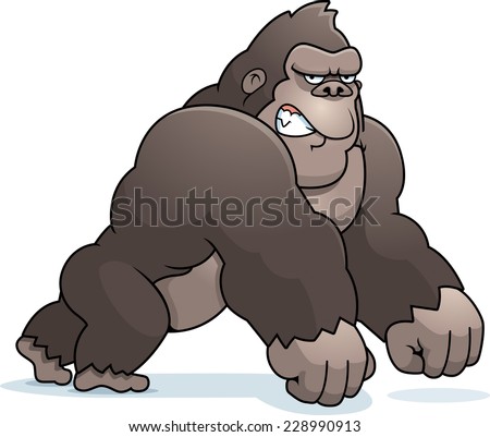 Angry Gorilla Stock Photos, Images, & Pictures | Shutterstock