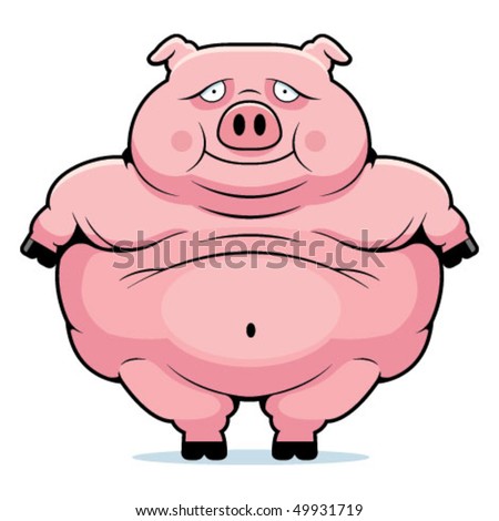 Fat Pig Stock Vectors & Vector Clip Art | Shutterstock