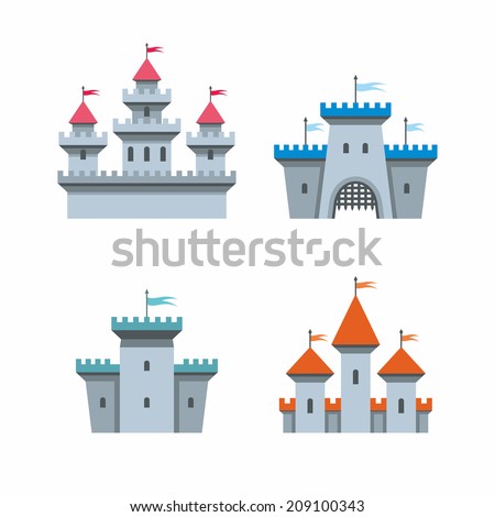 Castle Vector Stock Photos, Images, & Pictures | Shutterstock
