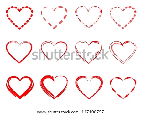 Heart Outline Stock Photos, Images, & Pictures | Shutterstock