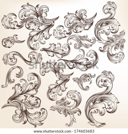 Swirl scroll Stock Photos, Images, & Pictures | Shutterstock