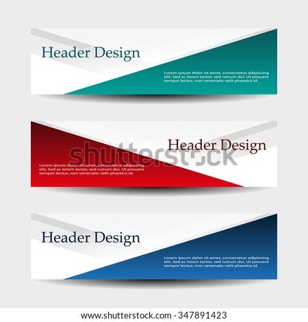 Header Design Stock Photos, Images, & Pictures | Shutterstock