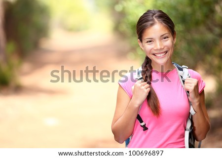 http://thumb101.shutterstock.com/display_pic_with_logo/97565/100696897/stock-photo-hiker-woman-hiking-portrait-of-happy-young-female-hiker-smiling-looking-at-camera-100696897.jpg