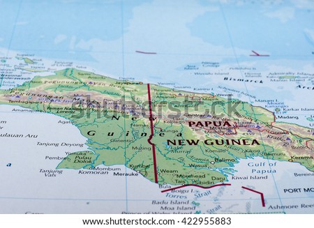 Vector map Port Moresby Papua New Guinea