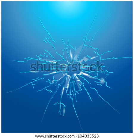 Cracked Glass Vector Glass Crack