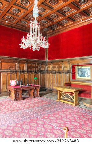 CRIMEA, LIVADIA - May 08.2009: Former South residence of the Russian emperors - stock photo