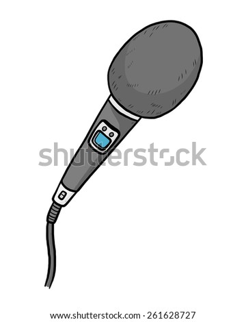 Handdrawn clip art sound equipment Free Vector / 4Vector