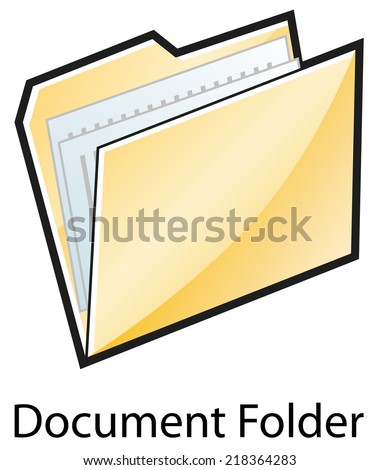 Color Drawing Folder clip art Free Vector / 4Vector