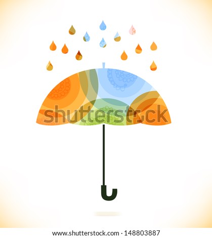 Light Rain Weather Symbols Clip Art Free Vector   4vector