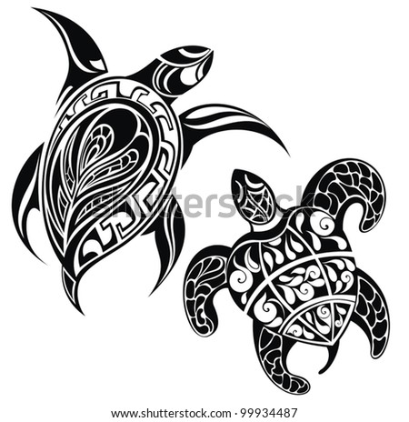 Turtle design for tattoo Stock Photos, Images, & Pictures | Shutterstock