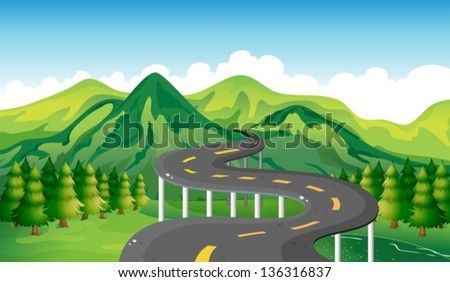 Winding Mountain Road Stock Illustrations & Cartoons | Shutterstock