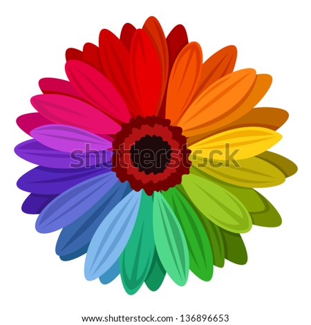 Multicolor Flower Stock Vectors & Vector Clip Art | Shutterstock