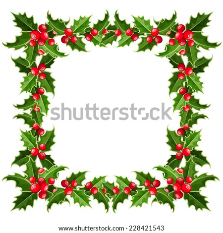 Holly Border Stock Photos, Images, & Pictures | Shutterstock