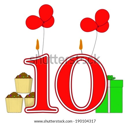 10th Birthday Cake Stock Photos, Images, & Pictures | Shutterstock