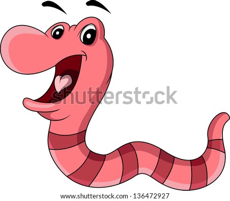 Worm cartoon Stock Photos, Images, & Pictures | Shutterstock