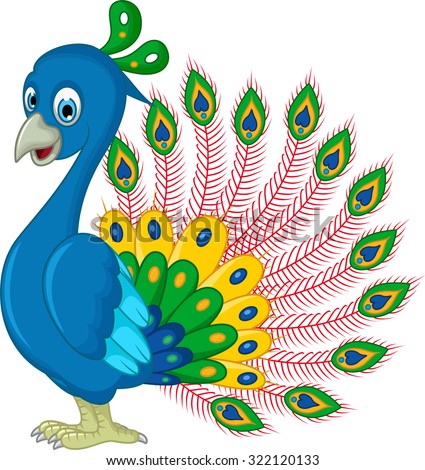 Peacock cartoon Stock Photos, Images, & Pictures | Shutterstock