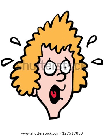 Worried Woman Stock Vectors & Vector Clip Art | Shutterstock