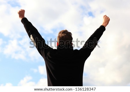 Arms raised Stock Photos, Images, & Pictures | Shutterstock