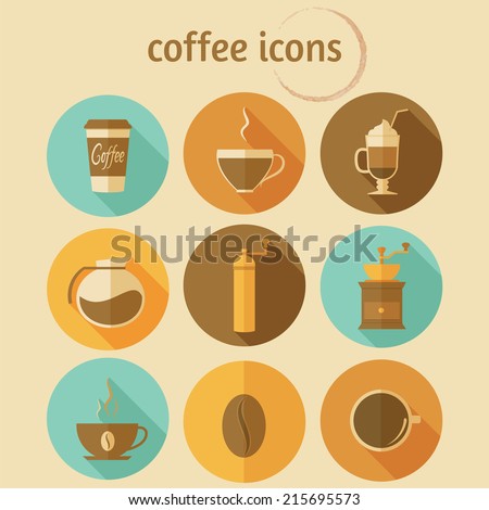 Coffee Icons Stock Photos, Images, & Pictures | Shutterstock