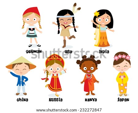 Traditional Costume Stock Vectors & Vector Clip Art | Shutterstock