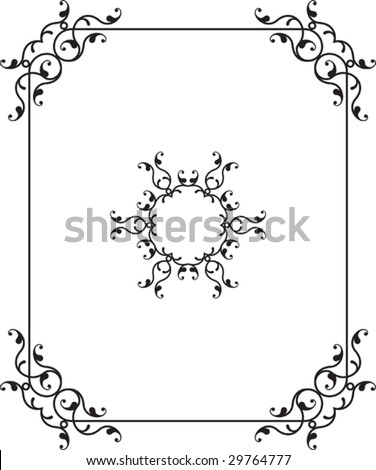 Border Center Frame Design Piece Stock Photos, Images, & Pictures ...