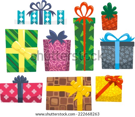 Unwrapped Present Stock Vectors & Vector Clip Art | Shutterstock