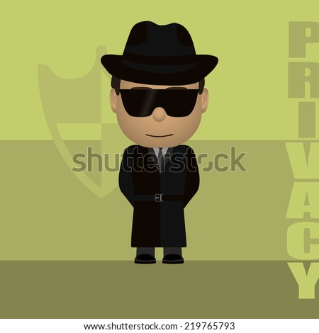 Secret Agent Symbol Vector Stock Photos, Images, & Pictures | Shutterstock