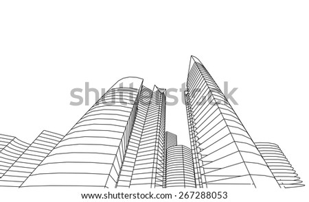 Building Line Drawing Stock Photos, Images, & Pictures | Shutterstock