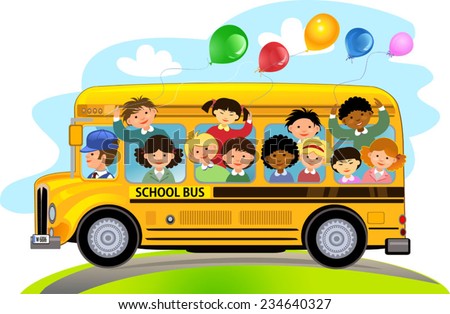 School Bus Kids Stock Photos, Images, & Pictures | Shutterstock