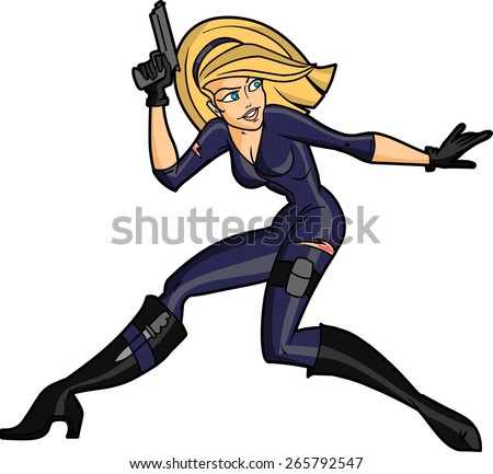 Woman Spy Stock Vectors & Vector Clip Art | Shutterstock