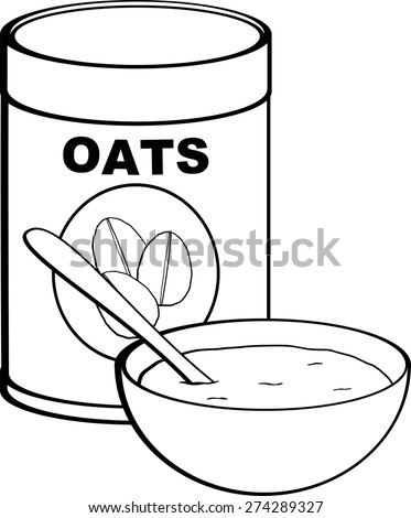Oat Meal Coloring Pages