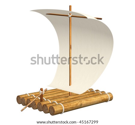 Wooden raft Stock Photos, Images, & Pictures | Shutterstock