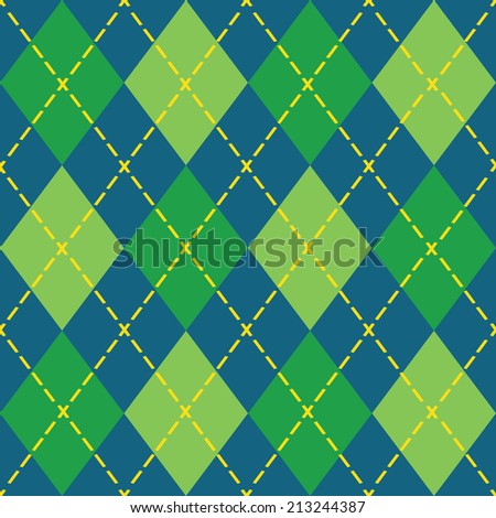 Argyle Pattern Blue Yellow Stock Photos, Images, & Pictures | Shutterstock
