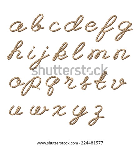 Rope font Stock Photos, Images, & Pictures | Shutterstock