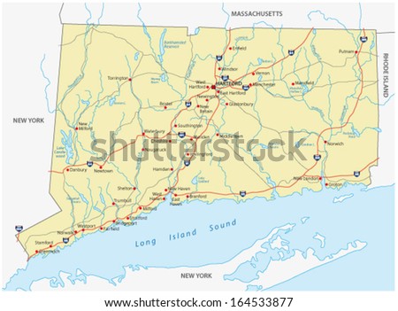 Connecticut Map Stock Photos, Images, & Pictures | Shutterstock