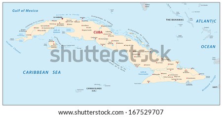 Cuba Map Stock Photos, Images, & Pictures | Shutterstock