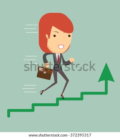 Ambitious Woman Stock Illustrations & Cartoons | Shutterstock