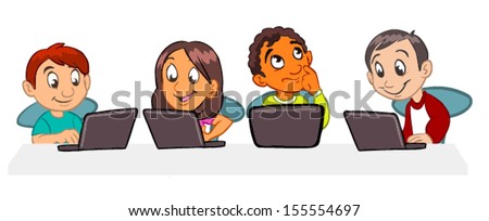 Kids On Computer Stock Photos, Images, & Pictures | Shutterstock