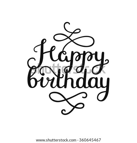 Happy birthday text Stock Photos, Images, & Pictures | Shutterstock