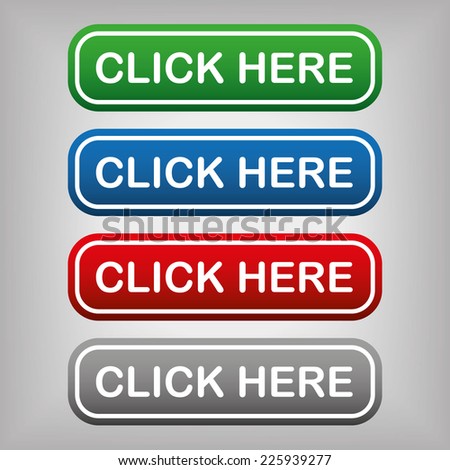 Click Here Button - stock vector