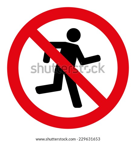 No Running Sign Stock Photos, Images, & Pictures | Shutterstock