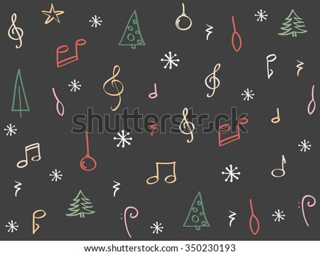 Christmas Musical Notes Tree Stock Photos, Images, & Pictures ...